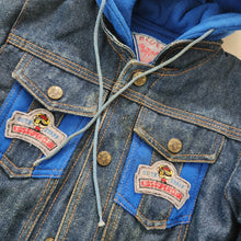 Load image into Gallery viewer, Vintage Hooded Jean Jacket 3t
