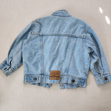 Load image into Gallery viewer, Vintage Guess Leather Patch Jean Jacket 3t
