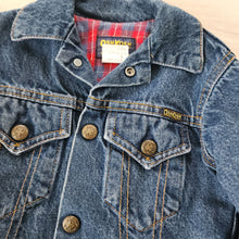 Load image into Gallery viewer, Vintage Oshkosh Flannel Lined Jean Jacket 2t
