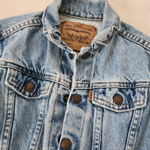 Load image into Gallery viewer, Vintage Levi&#39;s Trucker Jean Jacket Orange Tab 3t
