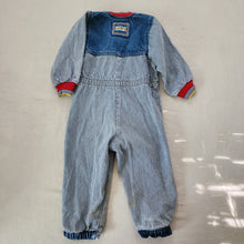 Load image into Gallery viewer, Vintage Levi&#39;s Striped Denim Bodysuit 2t/3t
