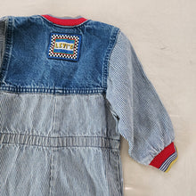 Load image into Gallery viewer, Vintage Levi&#39;s Striped Denim Bodysuit 2t/3t
