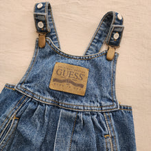 Load image into Gallery viewer, Vintage Deadstock Guess Leather Patch Overalls 6 months
