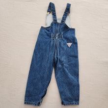 Load image into Gallery viewer, Vintage Guess Leather Patch Overalls 24 months
