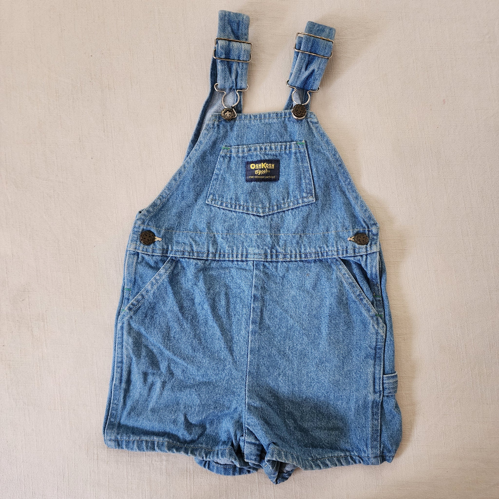 Osh Kosh 6-9m baby jean overalls months New Old outlets Stock Vintage NWT - Crafted USA