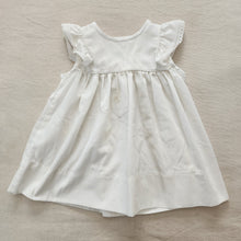 Load image into Gallery viewer, Vintage White Simple Dress 18 months
