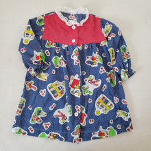 Load image into Gallery viewer, Vintage 70s School Kids Long Sleeve Dress 3t/4t
