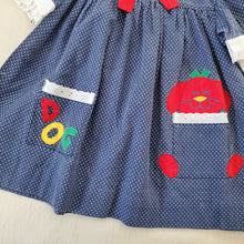 Load image into Gallery viewer, Vintage Dog Applique Dotted Dress 3t/4t
