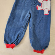 Load image into Gallery viewer, Vintage Bear Denim Overalls 24 months
