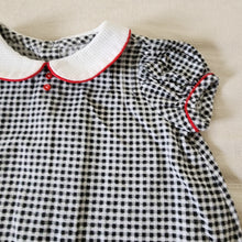 Load image into Gallery viewer, Vintage Plaid Collared Dress  6-12 months
