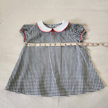 Load image into Gallery viewer, Vintage Plaid Collared Dress  6-12 months
