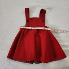 Load image into Gallery viewer, Vintage Red Layering Dress 18-24 months
