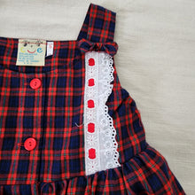 Load image into Gallery viewer, Vintage Plaid Animals Dress 2t
