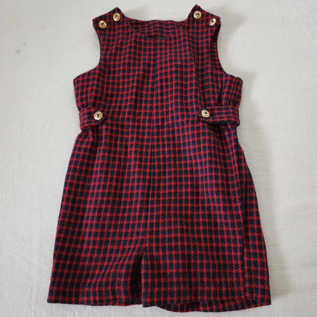 Vintage Winter Plaid Jon Jon 4t