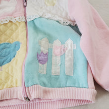 Load image into Gallery viewer, Vintage Bird Fence Pastel Sweater 12-18 months
