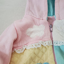 Load image into Gallery viewer, Vintage Bird Fence Pastel Sweater 12-18 months
