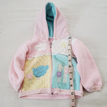 Load image into Gallery viewer, Vintage Bird Fence Pastel Sweater 12-18 months
