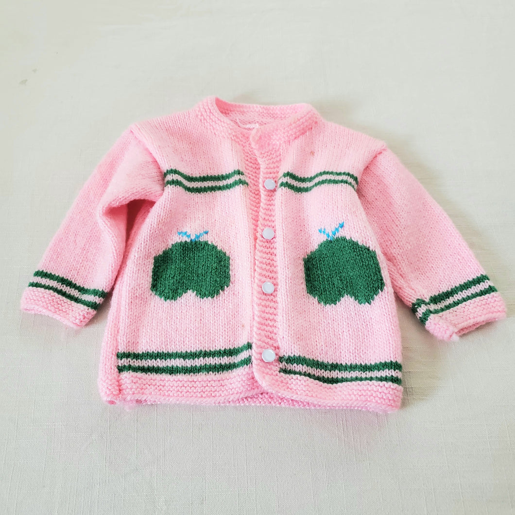 Vintage Pear Knit Sweater 18 months *flaw