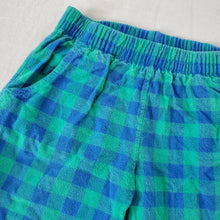 Load image into Gallery viewer, Vintage Blue/Green Gingham Pants 12 months *flaw
