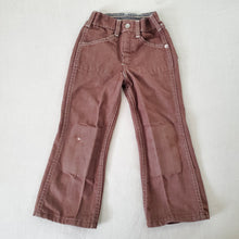 Load image into Gallery viewer, Vintage 70s Brown Flared Pants 4t/5t *flaw
