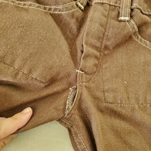 Load image into Gallery viewer, Vintage 70s Brown Flared Pants 4t/5t *flaw
