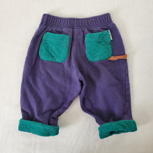 Load image into Gallery viewer, Vintage Purple/Green Sweatpants 12-18 months
