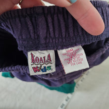 Load image into Gallery viewer, Vintage Purple/Green Sweatpants 12-18 months
