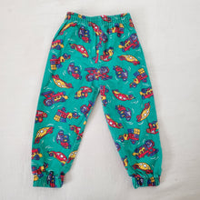 Load image into Gallery viewer, Vintage Cars Pattern Green Jogger Pants 2t
