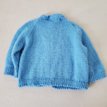 Load image into Gallery viewer, Vintage Blue Knit Cardigan 2t
