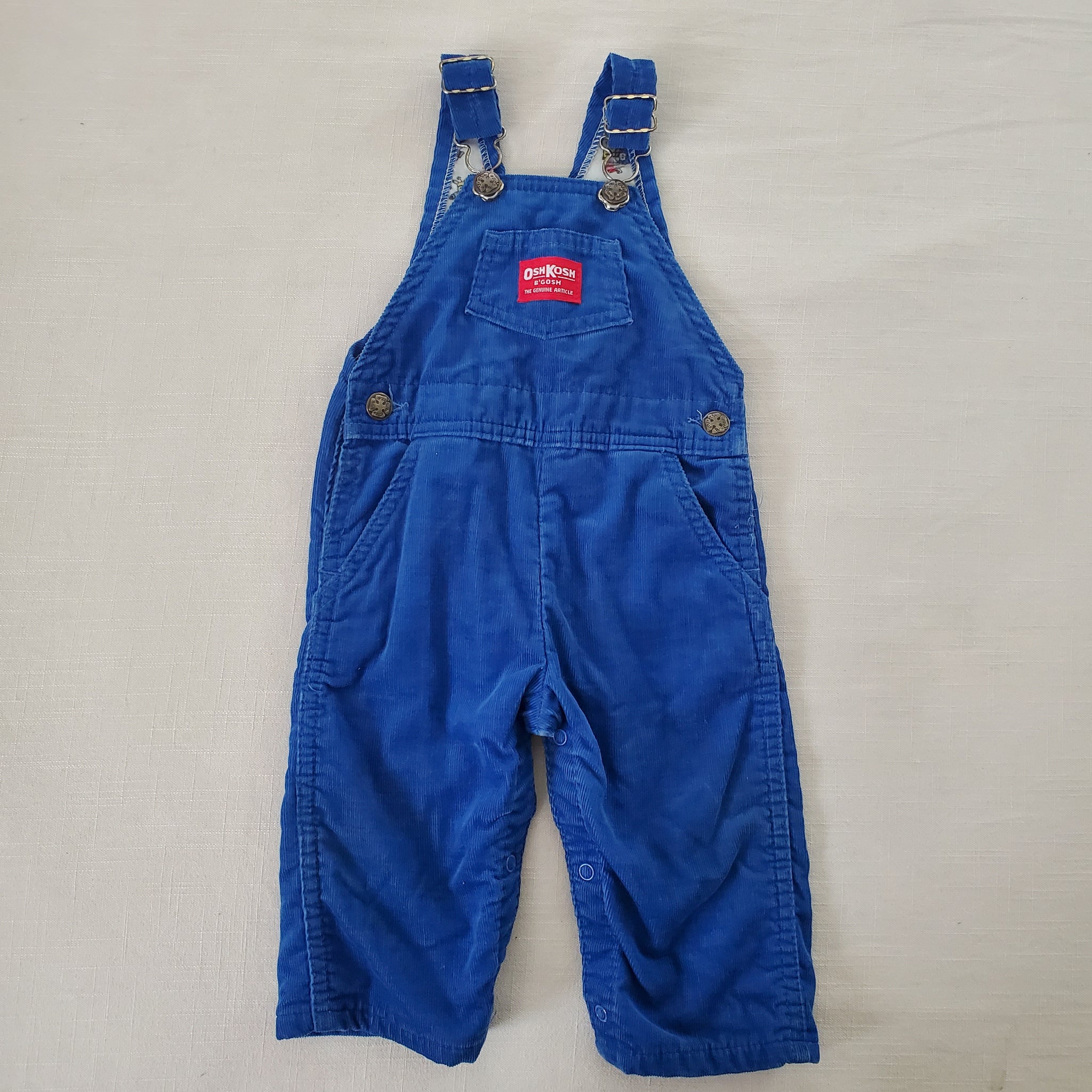 Vtg Osh Kosh deals Bgosh Vestback Colorblock Overalls 6-9mos