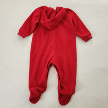 Load image into Gallery viewer, Y2k Elmo Hooded Footed PJs 9-12 months
