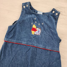 Load image into Gallery viewer, Y2k Pooh &amp; Eeyore Denim Dress lods 10/12
