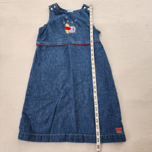 Load image into Gallery viewer, Y2k Pooh &amp; Eeyore Denim Dress lods 10/12
