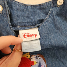 Load image into Gallery viewer, Y2k Pooh &amp; Eeyore Denim Dress lods 10/12
