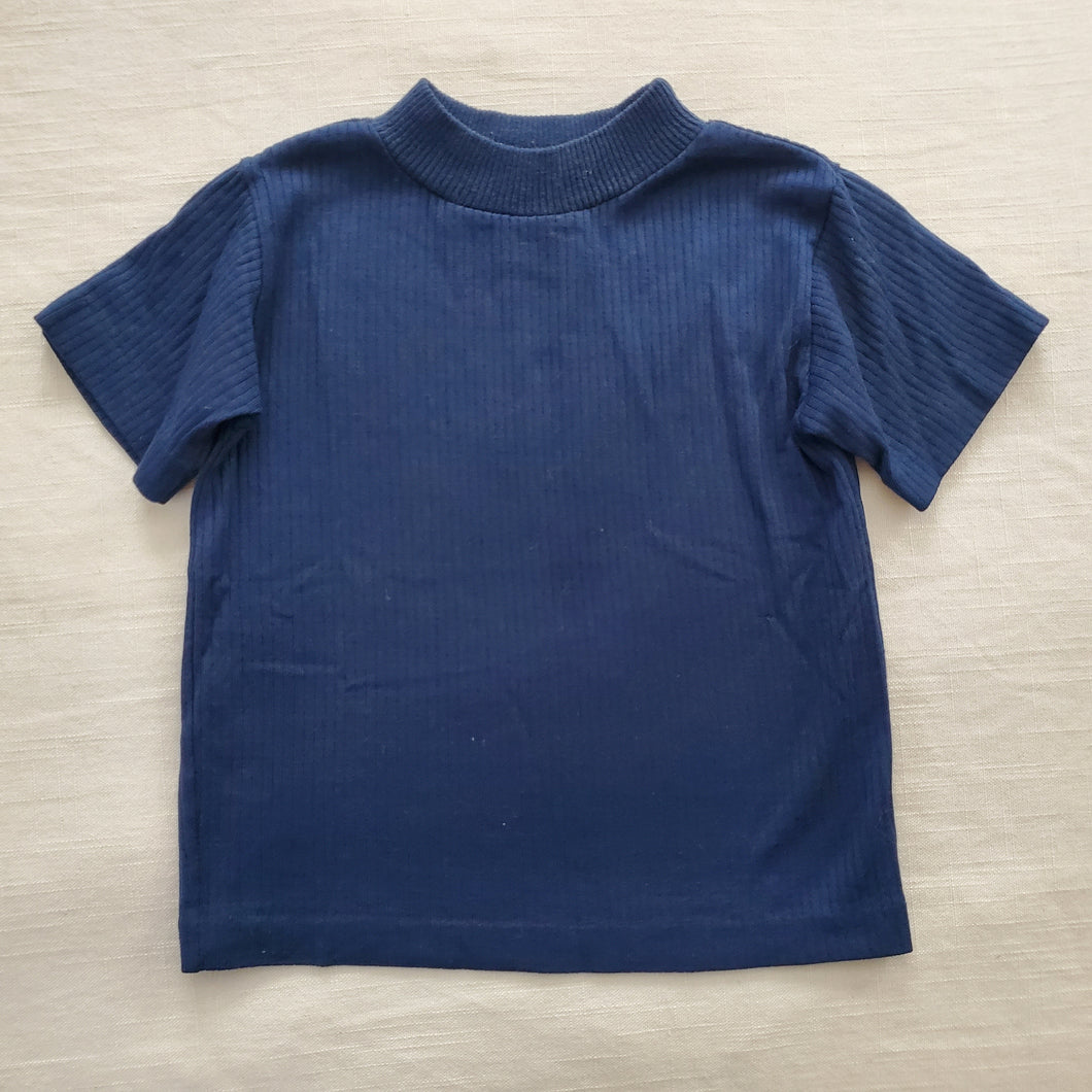 Vintage Healthtex Navy Ribbed Shirt 3t