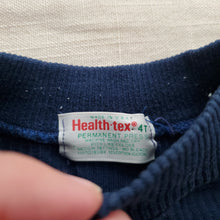 Load image into Gallery viewer, Vintage Healthtex Navy Ribbed Shirt 3t
