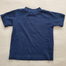 Load image into Gallery viewer, Vintage Healthtex Navy Ribbed Shirt 3t
