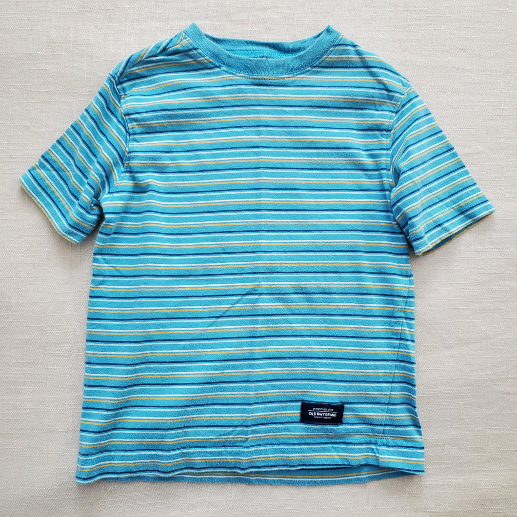 Vintage Blue Thin Striped Tee 4t