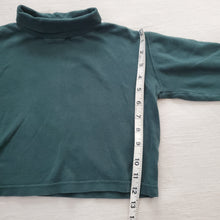 Load image into Gallery viewer, Vintage Pine Green Turtleneck 4t
