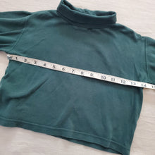 Load image into Gallery viewer, Vintage Pine Green Turtleneck 4t
