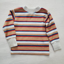 Load image into Gallery viewer, Vintage Healthtex Striped Ribbed Long Sleeve 2t/3t
