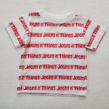 Load image into Gallery viewer, Vintage &quot;Jeans N Things&quot; Spellout Tee 18 months
