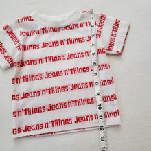 Load image into Gallery viewer, Vintage &quot;Jeans N Things&quot; Spellout Tee 18 months
