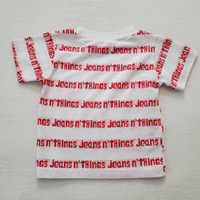 Load image into Gallery viewer, Vintage &quot;Jeans N Things&quot; Spellout Tee 18 months
