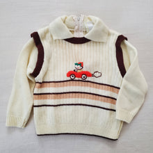 Load image into Gallery viewer, Vintage Neutral Car Knit Shirt 9-12 months
