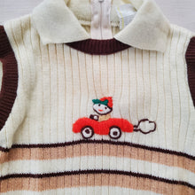 Load image into Gallery viewer, Vintage Neutral Car Knit Shirt 9-12 months
