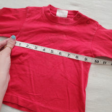 Load image into Gallery viewer, Vintage Red Long Sleeve Shirt 12-18 months
