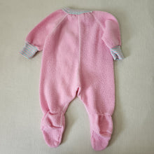 Load image into Gallery viewer, Vintage Pink Fleece PJs 3-6 months
