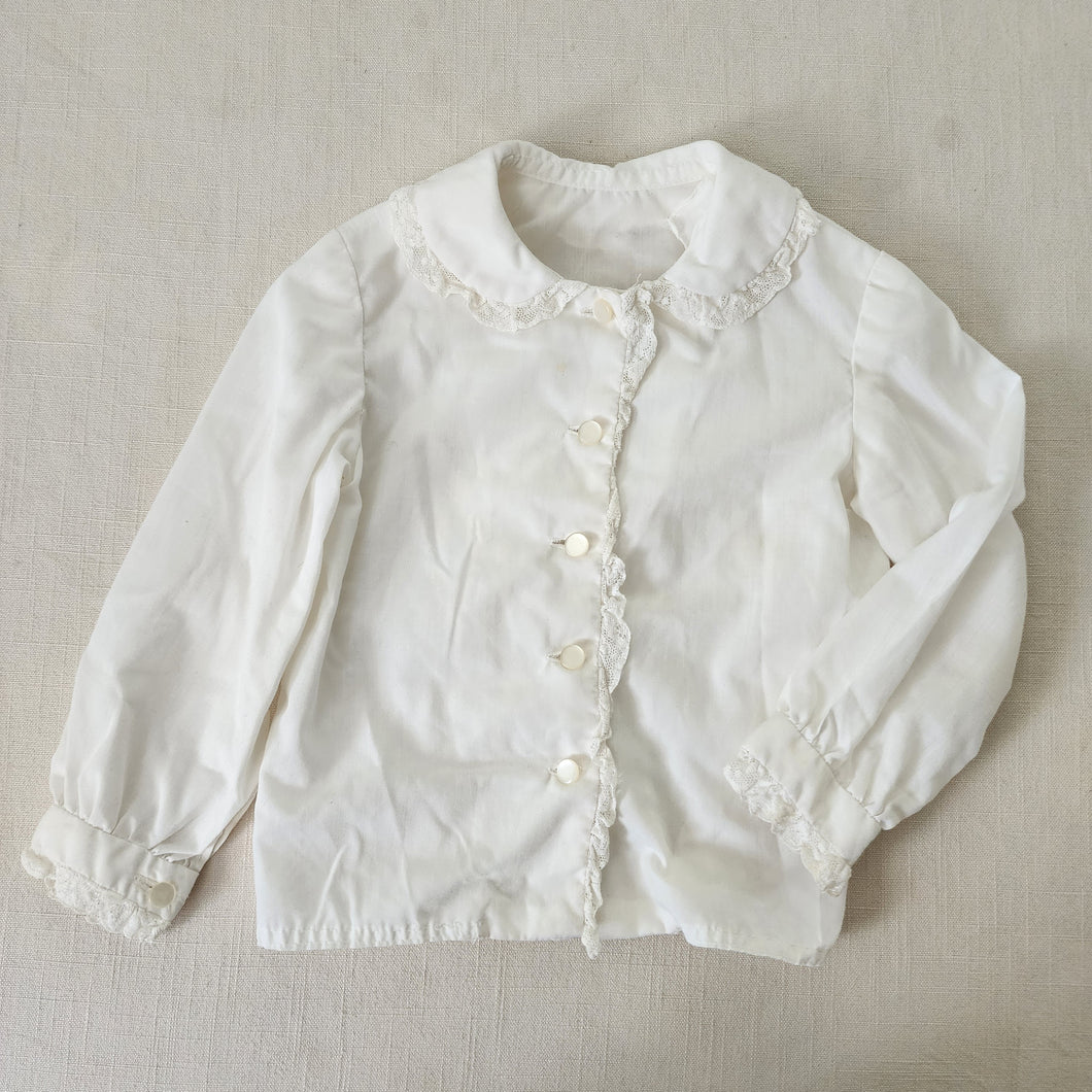 Vintage Girly Buttondown 3t/4t