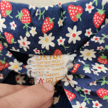 Load image into Gallery viewer, Vintage 70s Strawberry Shirt kids 9/10
